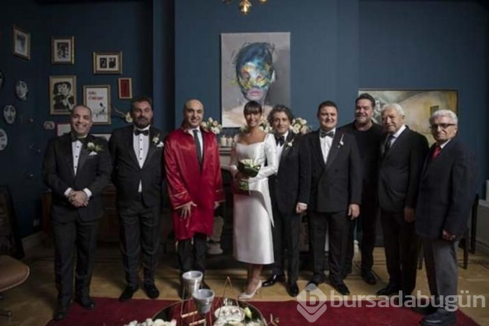 Sıla Gençoğlu ve Hazer Amani'nin nikah fotoğrafları