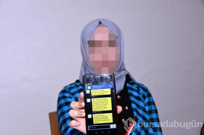 Telefona gelen mesajları gösterdi!