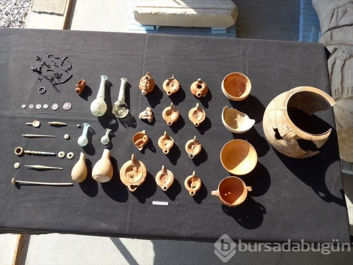 Denizli'de Roma İmparatoru Nero'nun heykeline ait mermer baş bulundu