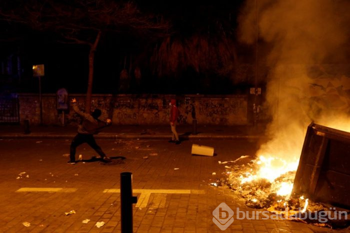 Lübnan protestolarında 35 yaralı