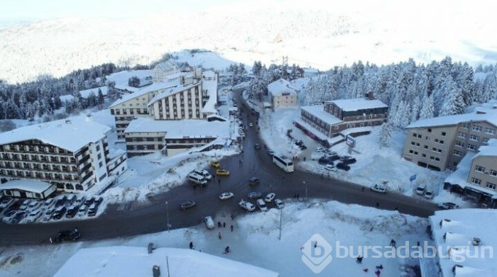 Uludağ'da oteller yüzde 100'e yakın doldu