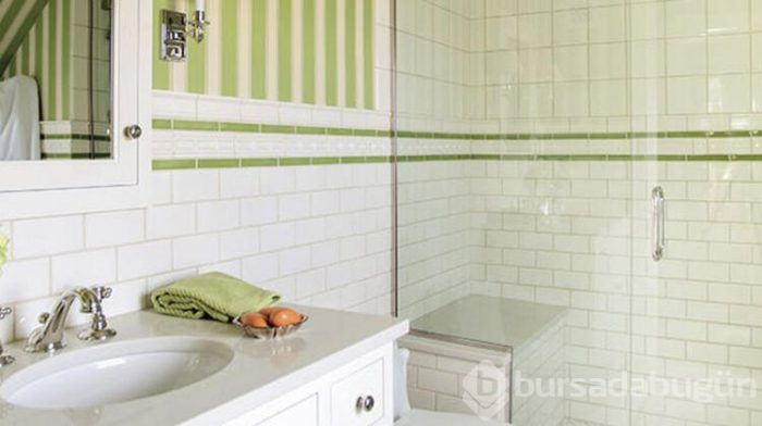 Banyo için cesaret verici renkler