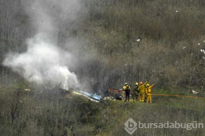 Kobe Bryant'ın öldüğü helikopter kazasından ilk görüntüler...