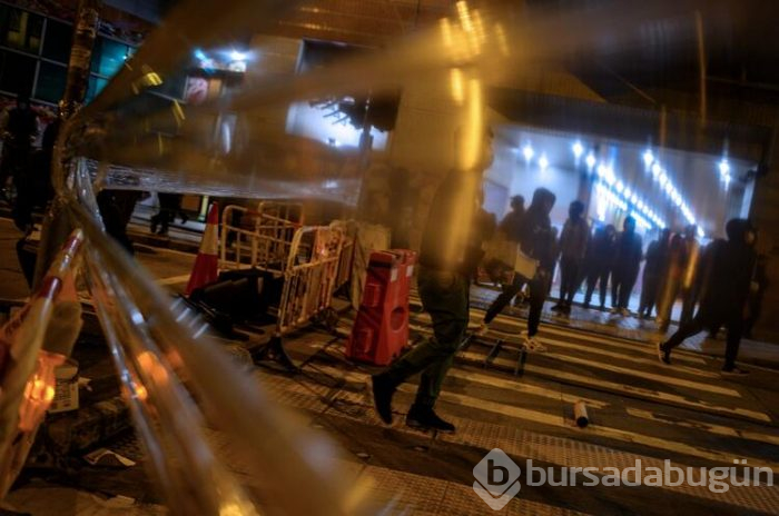 Hong Kong'taki gösterilere "koronavirüsü" karıştı