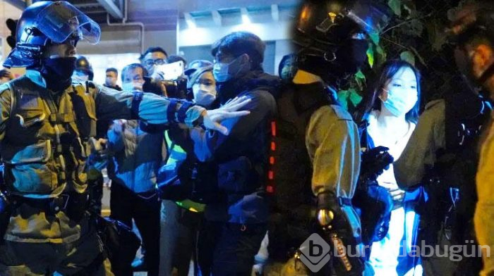 Hong Kong'taki gösterilere "koronavirüsü" karıştı
