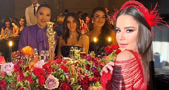 Ünlü şarkıcı, dün akşam kına gecesi düzenledi