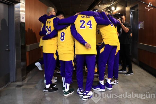Kobe Bryant'a Lakers maçında tüyleri diken diken eden veda!