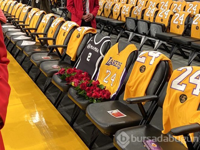 Kobe Bryant'a Lakers maçında tüyleri diken diken eden veda!