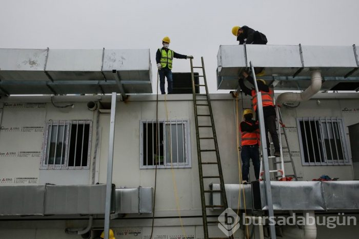 10 günde tamamlanan hastane 