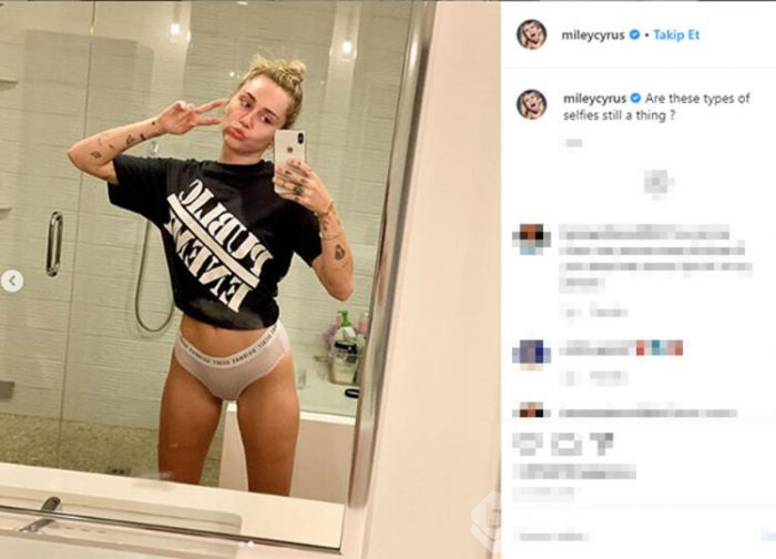 Miley Cyrus ve Cody Simpson'dan banyoda poz!