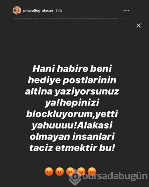 Pınar Altuğ: Taciz etmektir bu!