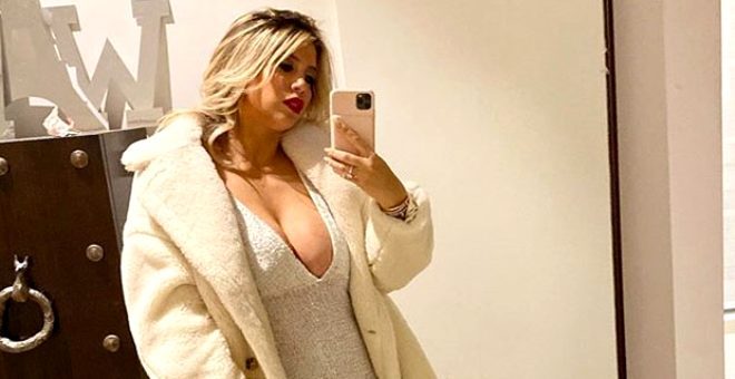 Wanda Nara koronavirüse karşı maske takarak önlem aldı