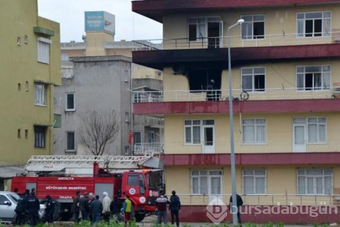 Yangın çıkan evde uyuya kalan Merve'yi komşular kurtardı!