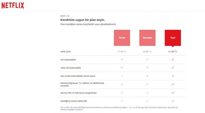 Netflix, deneme sürümünü kaldırdı