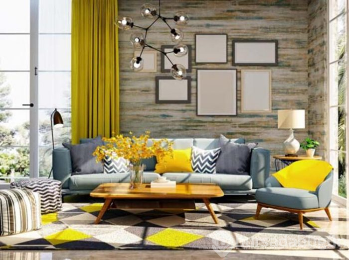 Salon duvarları için dekorasyon fikirleri