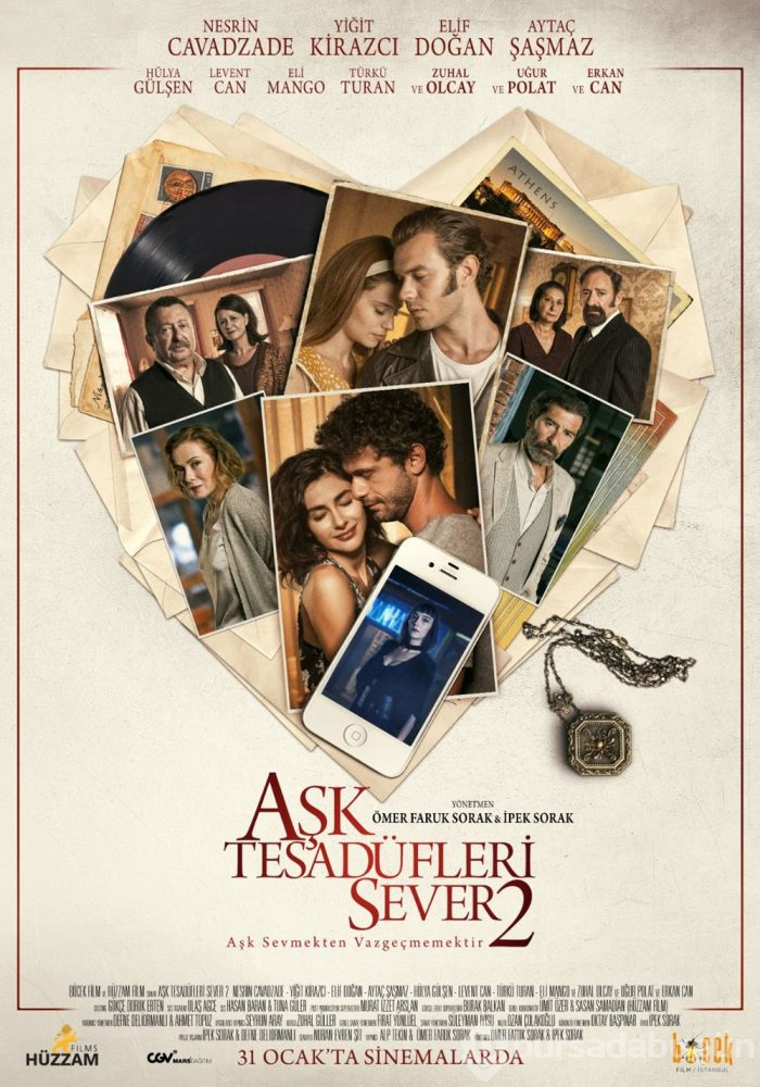 Aşk Tesadüfleri Sever 2'ye Paris'te gala