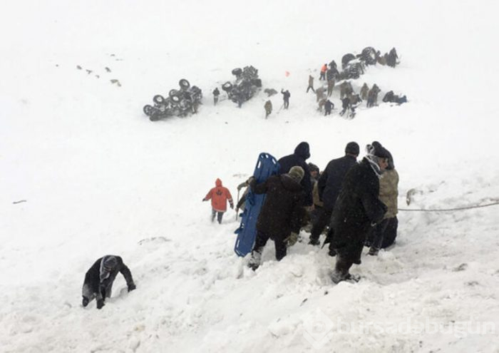 Çığ üstüne 39 kurban