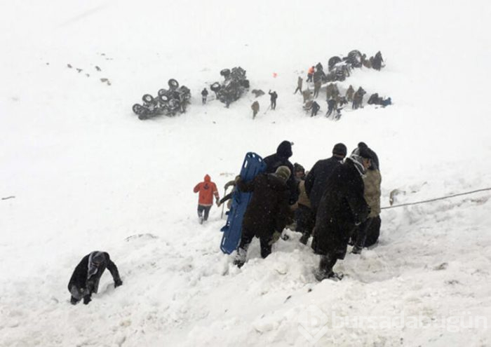 Çığ üstüne 39 kurban
