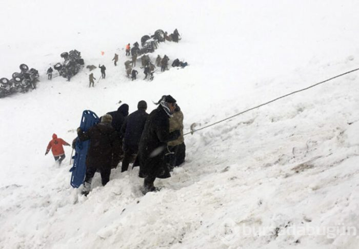 Çığ üstüne 39 kurban