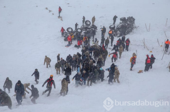 Çığ üstüne 39 kurban