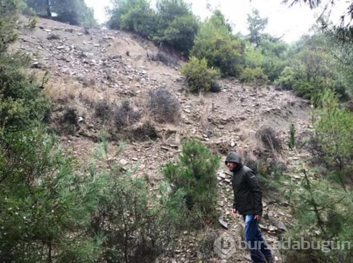 Heyelanın ortaya çıkardı görüntüler!