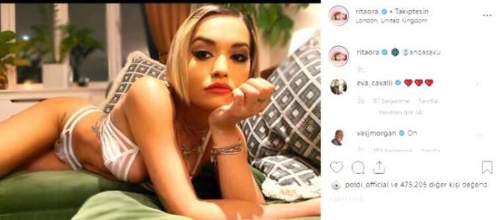 Rita Ora sınırları zorladı! Hassas ve kırılgan
