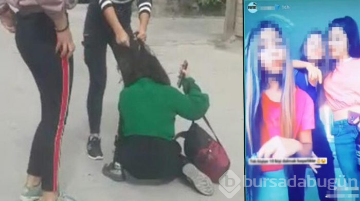 Genç kızlar çete kurmuş! Çocukları dövüyorlar...