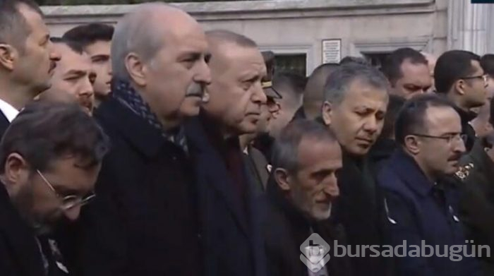 Cumhurbaşkanı Erdoğan şehit cenazesine katıldı