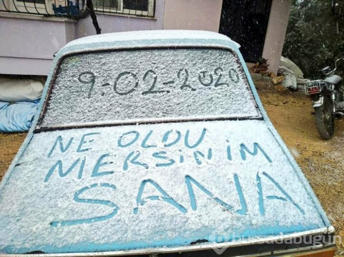 5 yıl aradan sonra ilk kez kar yağdı