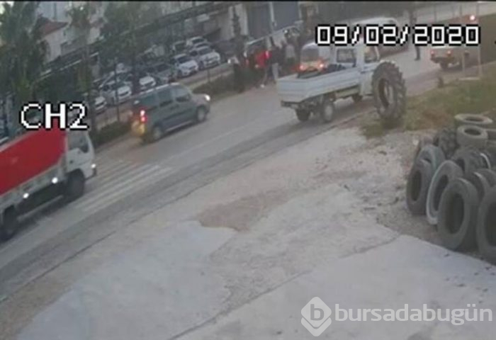 Kaza güvenlik kamerasına işte böyle yansıdı!