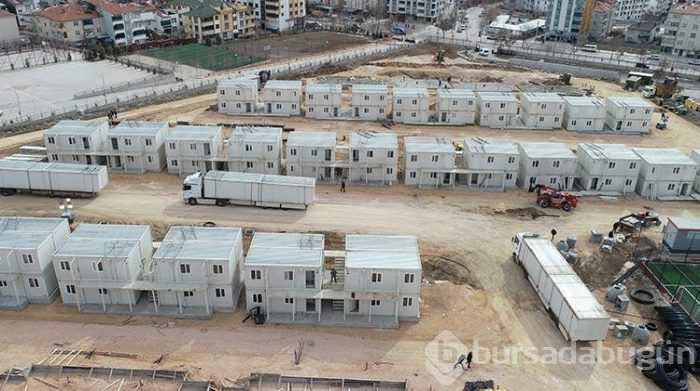 Elazığ'da konteyner kentler kuruluyor!