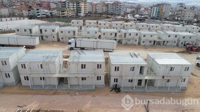 Elazığ'da konteyner kentler kuruluyor!