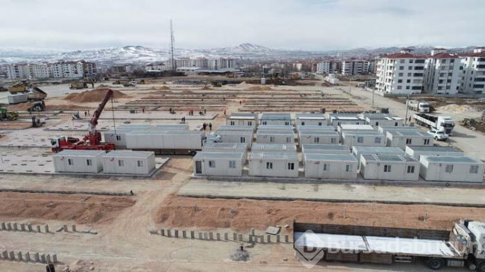 Elazığ'da konteyner kentler kuruluyor!