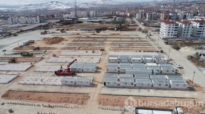 Elazığ'da konteyner kentler kuruluyor!