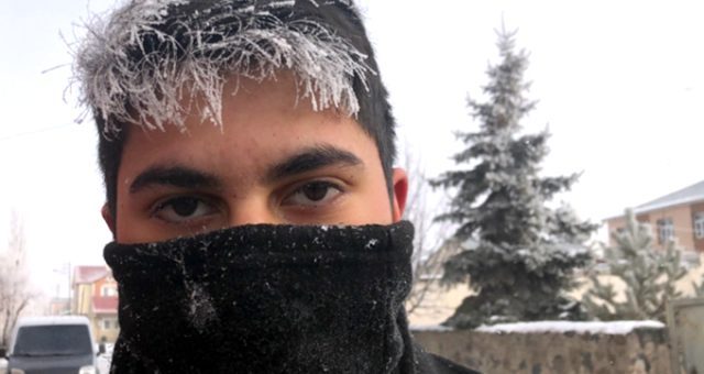 Ardahan'da termometreler eksi 38'i gördü
