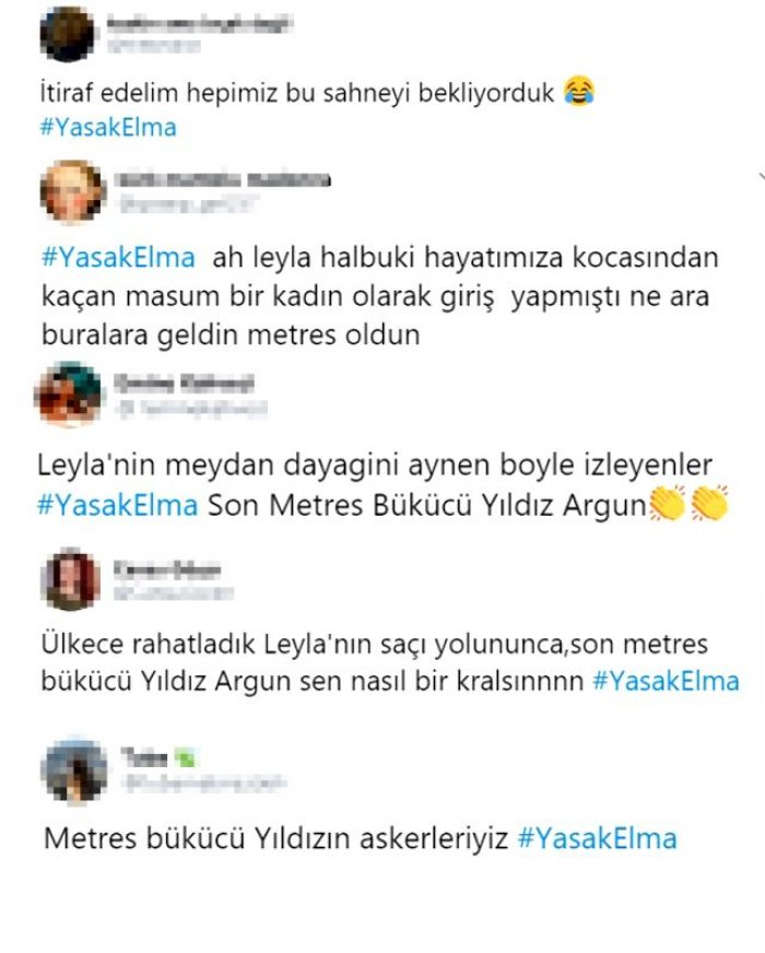 Yıldız'ın Leyla'ya saldırdığı sahne Twitter'da trend oldu