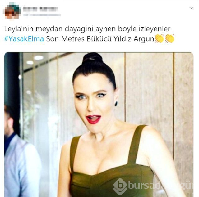 Yıldız'ın Leyla'ya saldırdığı sahne Twitter'da trend oldu