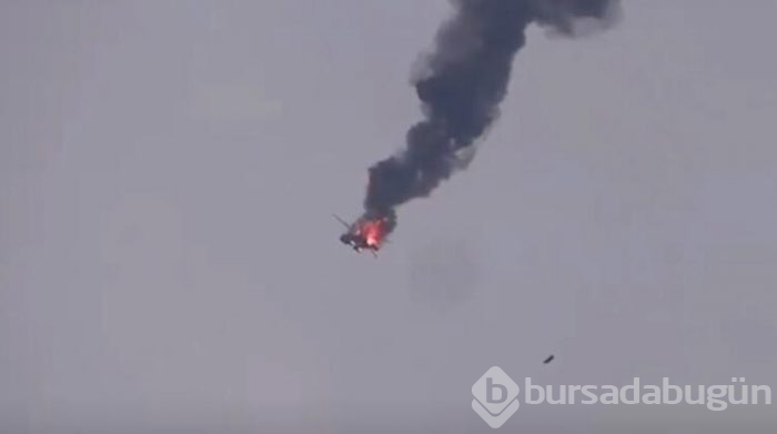 Helikopter düşürüldü!