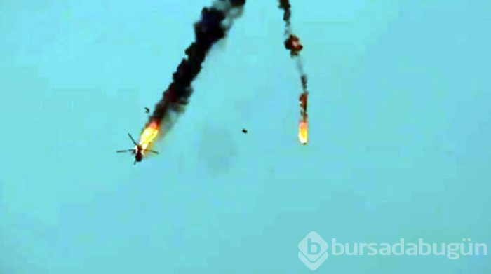 Helikopter düşürüldü!