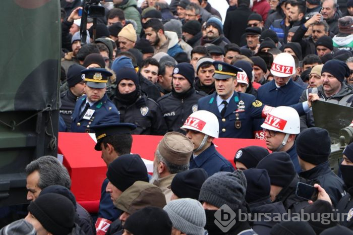 İdlib şehitleri son yolculuğuna uğurlandı