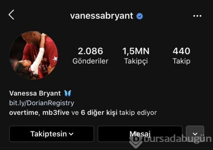 Vanessa Bryant'tan yürek yakan paylaşım!