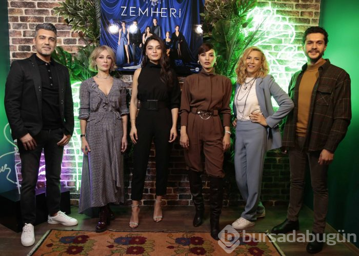 'Zemheri' ekibinden set pozu 
