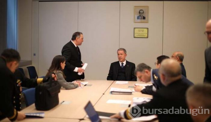 Hulusi Akar, NATO Karargahı'na gitti!