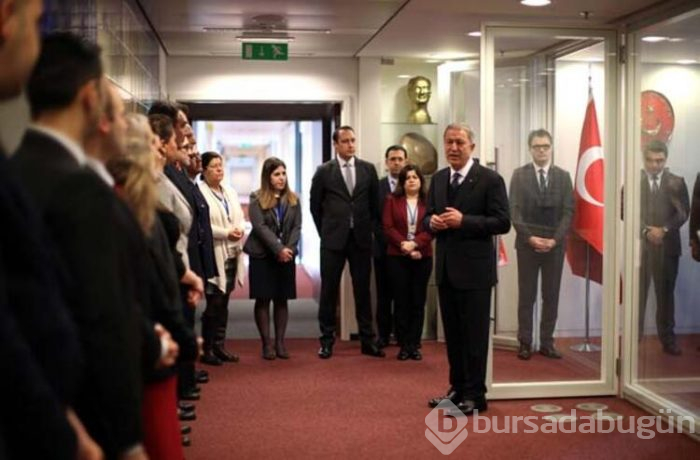 Hulusi Akar, NATO Karargahı'na gitti!
