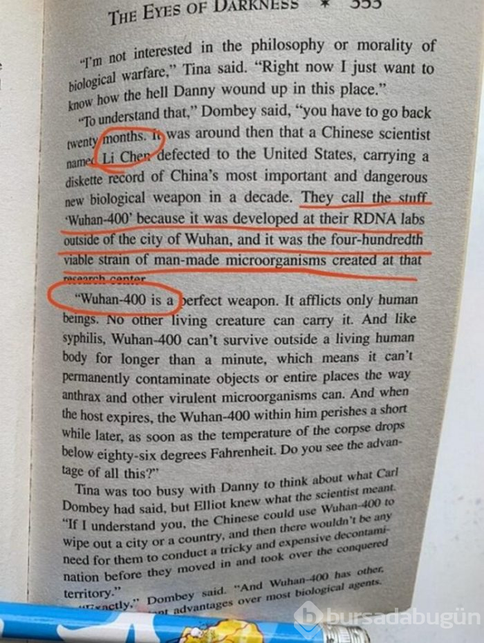39 yıl önce koronavirüsü tahmin edip, kitap yazmış!