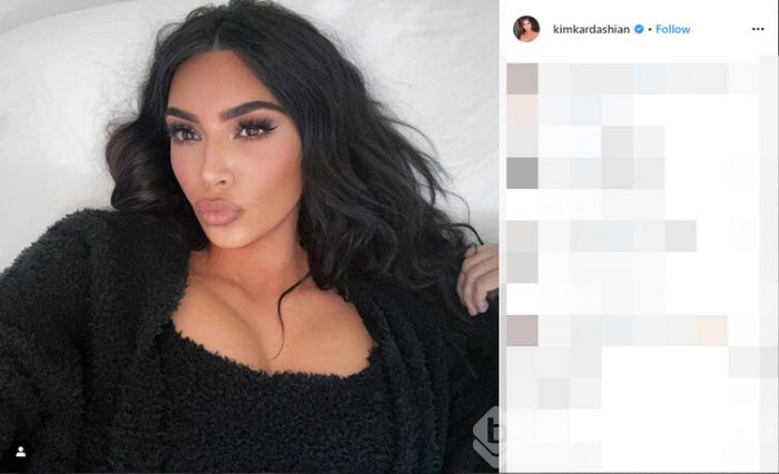 Kim Kardashian'ın fotoğrafına beğeni yağıyor!