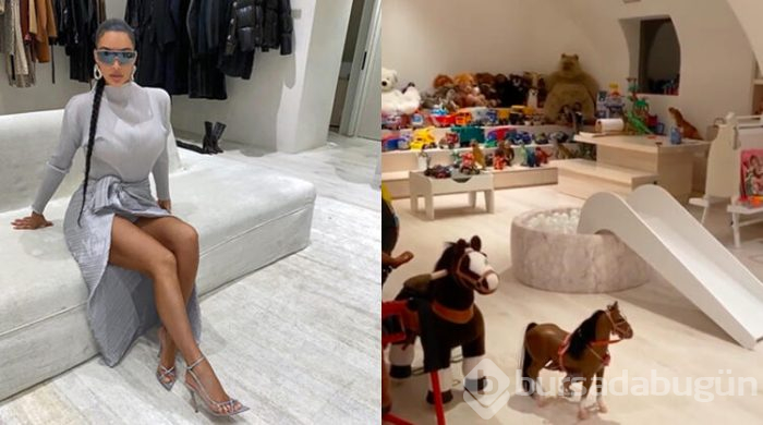 Kim Kardashian oyun odasını paylaştı!