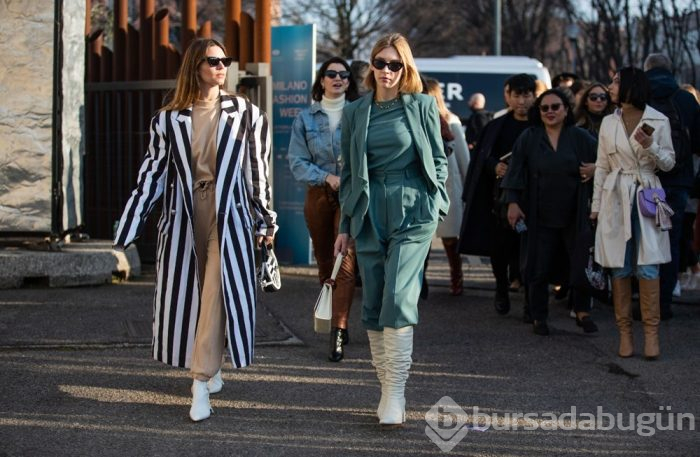Milano Moda Haftası'nda sokak stili