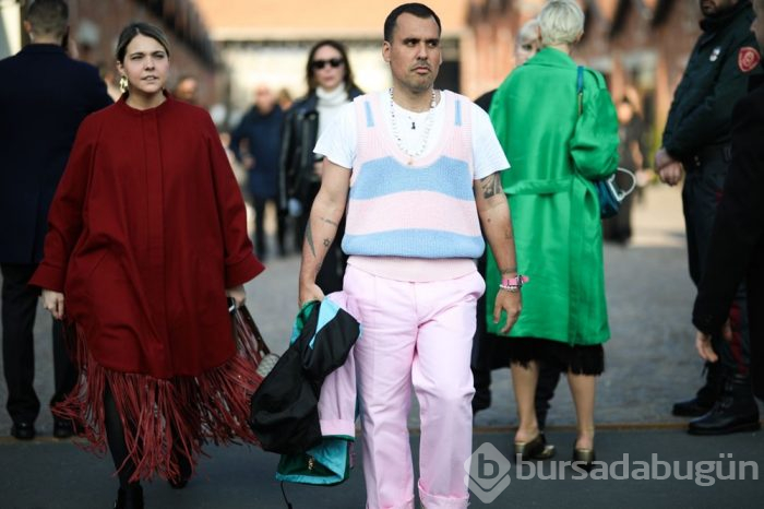 Milano Moda Haftası'nda sokak stili