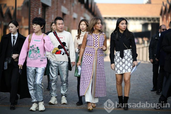 Milano Moda Haftası'nda sokak stili